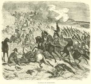 Borodino-i csata (metszet) alkotó: French School