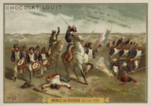Fleurusi csata, francia függetlenségi háborúk, 1794. június 26 alkotó: French School