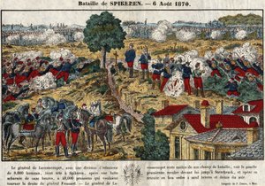 A spichereni csata augusztus 6-án alkotó: French School