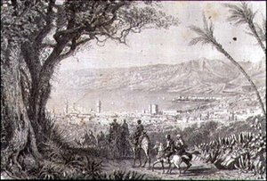 Bejrút az 1860-as években (metszet) alkotó: French School