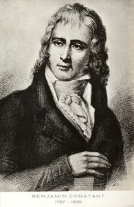 Benjamin Constant (1767-1830), svájci születésű francia politikus és író (litográfia) alkotó: French School