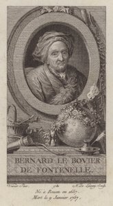 Bernard Le Bovier de Fontenelle francia író (metszet) alkotó: French School