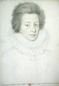 Bernard de Nogaret de La Vallette (1592-1661) Epernon hercege (ceruza papíron) alkotó: French School