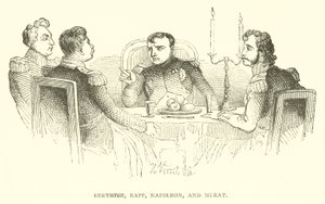 Berthter, Rapp, Napóleon és Murat (metszet) alkotó: French School