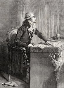 Bertrand Barere de Vieuzac, Louis Blanc (1811-82) "Histoire de la Revolution Francaise" című művéből alkotó: French School