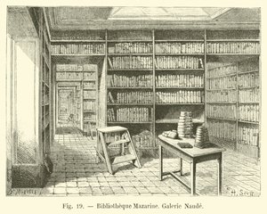 Mazarine Könyvtár, Naude Galéria alkotó: French School