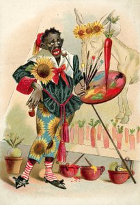 Fekete művész (chromolitho) alkotó: French School