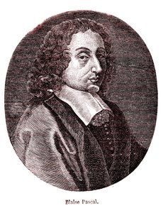 Blaise Pascal francia matematikus, filozófus, fizikus és teológus. 1865 (metszet) alkotó: French School
