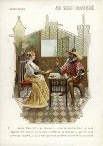 Kék szakáll, kulcstartó alkotó: French School