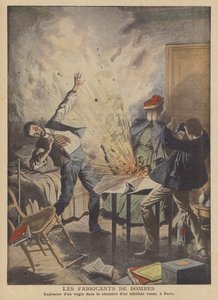 Bombagyártók (színes litho) alkotó: French School