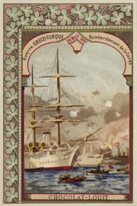 Chania bombázása, Kréta, görög-török háború, 1897. március 28. alkotó: French School