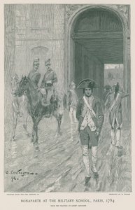 Bonaparte a Katonai Iskolában alkotó: French School