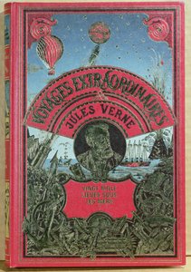 Jules Verne (1828-1905) 20 000 Leagues Under the Sea könyvborítója 1870 alkotó: French School