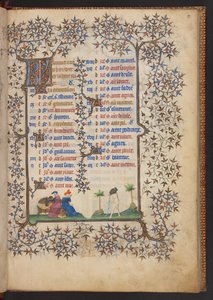 Book of Hours, Add MS 32454 f.2r, Franciaország alkotó: French School