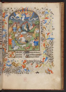 Book of Hours, Add MS 32454 f.32r, Franciaország alkotó: French School