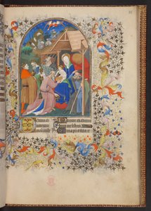 Book of Hours, Add MS 32454 f.35r, Franciaország alkotó: French School