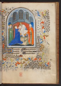 Book of Hours, Add MS 32454 f.38r, Franciaország alkotó: French School