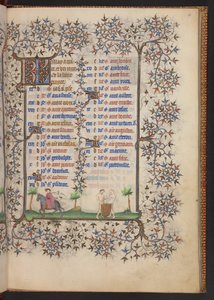 Book of Hours, Add MS 32454 f.4r, Franciaország alkotó: French School