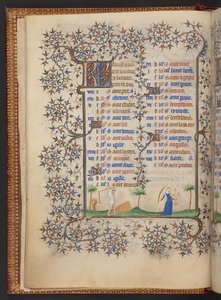 Book of Hours, Add MS 32454 f.5v, Franciaország alkotó: French School