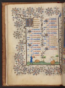 Book of Hours, Add MS 32454 f.7v, Franciaország alkotó: French School