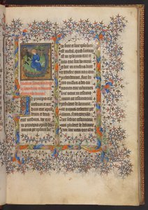 Book of Hours, Add MS 32454 f.9r, Franciaország alkotó: French School