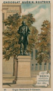 Broca, antropológia professzor, 1824-1880, Erigee Boulevard St-Germain alkotó: French School