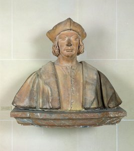Antoine Duprat kancellár (1463-1535) mellszobra (terrakotta)