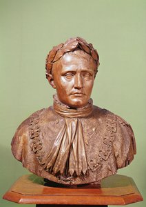 I. Napóleon (1769-1821) mellszobra (gipsz)