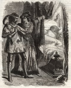 Egy ajtó felemelésével megmutatta a férjnek a saját feleségét, aki meztelenül fekszik. I. Lajos Valois Orléans-i herceg (1372-1407) elhitette Raoul d