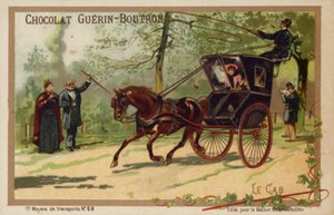Cab (chromolitho) alkotó: French School