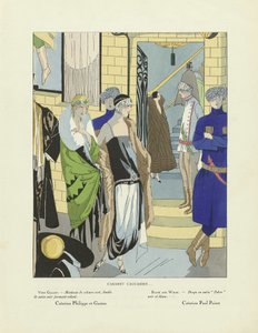 Cabaret Caucasien .., az Art-Gout-Beaute-ból, 1920-as évek (stencilnyomat) alkotó: French School