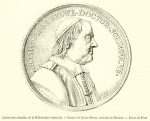 A császári könyvtár éremszekrénye, Jacques de Sainte-Beuve, Bertinet érem (metszet) alkotó: French School