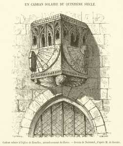 Napóra a Rouelles-i templomban, Le Havre kerületében (metszet) alkotó: French School