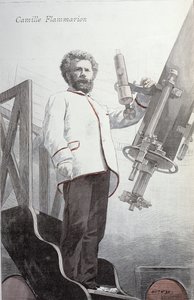 Camille Flammarion (1842-1925) a La Revue Illustre-ből, megjelent 1891 januárjában alkotó: French School
