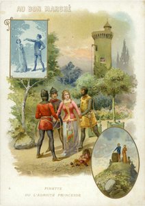 A hercegnő elfogása. alkotó: French School