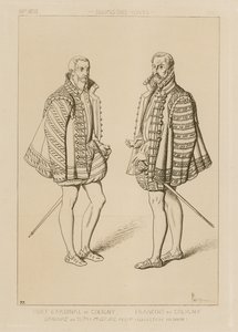Odet de Coligny bíboros (1517–1571) és Francois de Coligny (1557–1591) alkotó: French School