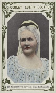 Carmen Sylva író, Románia királynője (színes fotó) alkotó: French School