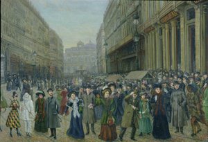 Karnevál Lille-ben (olaj, vászon) alkotó: French School