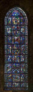 Cathedrale de chartres, ólomüveg: tipológiai szenvedély alkotó: French School