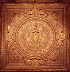 II. Henri (1519-59) hálószobájának mennyezete alkotó: French School