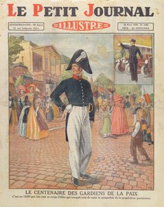 A béke őreinek centenáriuma, a Le Petit Journal címlapillusztrációja, 1929. március 24.