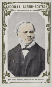 Cesar Franck zeneszerző (színes fotó) alkotó: French School