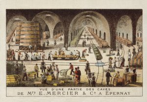E Mercier & Co, Epernay, Franciaország pezsgőpincéi alkotó: French School