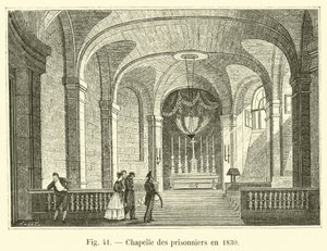 Fogolykápolna 1830-ban alkotó: French School