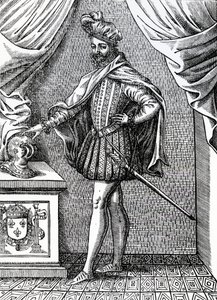 IX. Károly (1550-74), francia király, 1573 alkotó: French School