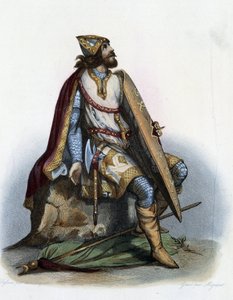 Charles Martel (688-741) Ausztrália hercege – a "" Le Plutarque francais"-ban, Mennechet, Párizs alkotó: French School