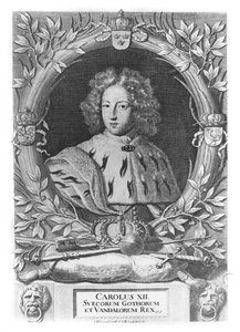 XII. Károly svéd király alkotó: French School