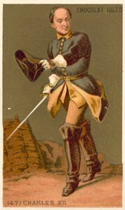 Svéd XII. Károly (chromolitho) alkotó: French School
