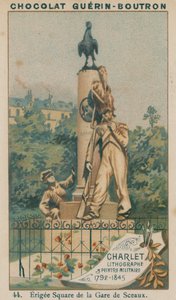 Charlet litográfus és katonai festő, 1792-1845, Erigee Square de la Gare de Sceaux alkotó: French School