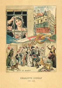 Charlotte Corday alkotó: French School